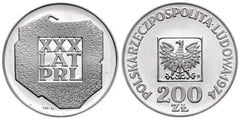 200 zlotych (30 Aniversario de la República Popular)