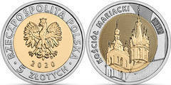 5 zlotych (Basílica de Santa María, Cracovia)