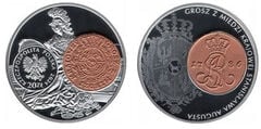 20 zlotys (Grosz de cobre de Stanisław agosto)