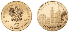 2 zlote (Monasterio Cisterciense de Jędrzejów)