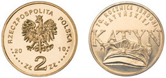 2 zlote (katyńskiej)