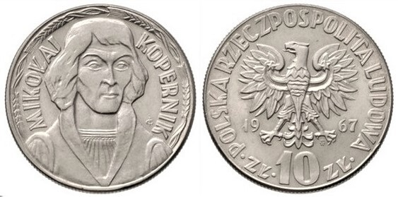 10 zlotych (Mikolaj Kopernik)