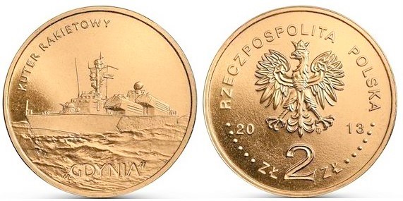 2 zlote (Bote de misiles Gdynia)