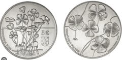 5 euro (erie de especies en peligro de extinción -El trébol de cuatro hojas)