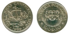 100 escudos (Descubrimiento de las Islas Canarias)