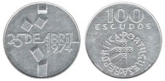 100 escudos (Revolución del 25 de Abril de 1974)