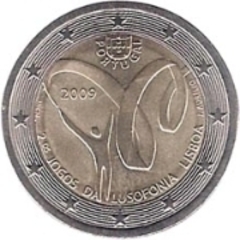 2 euro (II Juegos de la Lusofonía)