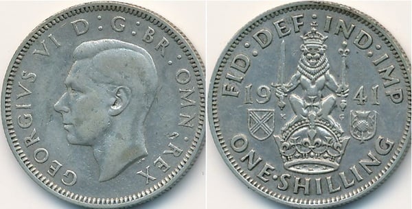 1 shilling (George VI)