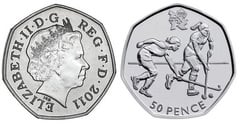 50 pence (JJ.OO. de Londres 2012-Hockey)