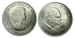 5 shillings (Elizabeth II - Muerte de Winston Churchill)