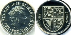 1 pound (Elizabeth II - Escudo Real)