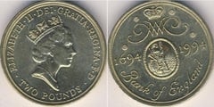 2 pounds (300 Aniversario Banco de Inglaterra)