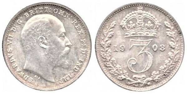 3 pence (Edward VII)