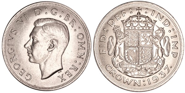 1 crown ( Coronación de George VI)