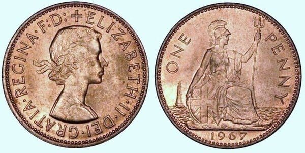 1 penny (Elizabeth II)