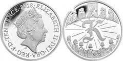 10 pence (Alfabeto K - King Arthur)
