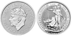 2 pounds (Britannia - Coronación de Carlos III)