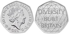 50 pence (Celebrando la Diversidad Británica)