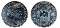 5 pounds (XXX Juegos Olímpicos de Londres 2012-Cuenta atrás de 0 años)