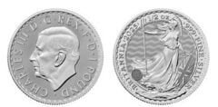 1 pound (1/2 onza de plata fina Britannia)