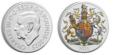 5 pounds (Escudo Real de Armas-Color)
