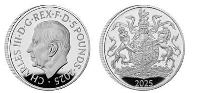5 pounds (Escudo Real de Armas-Gruesa)