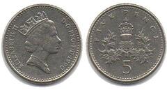 5 pence (Elizabeth II)