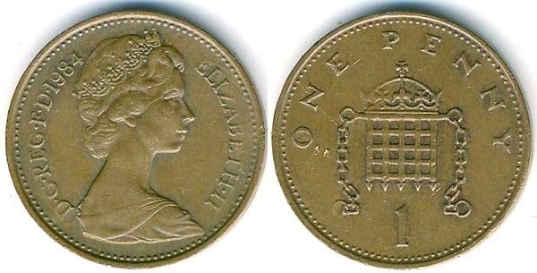 1 penny (Elizabeth II)