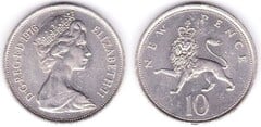 10 new pence (Elizabeth II)