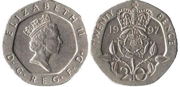 20 pence (Elizabeth II)