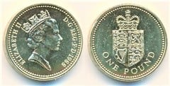 1 pound (Escudo coronado de United Kingdom)