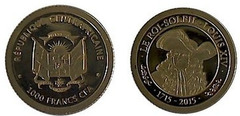 1000 francs CFA (Rey Luis XIV)