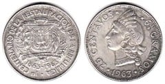 25 centavos (100 Aniversario de la Restauración de la República)