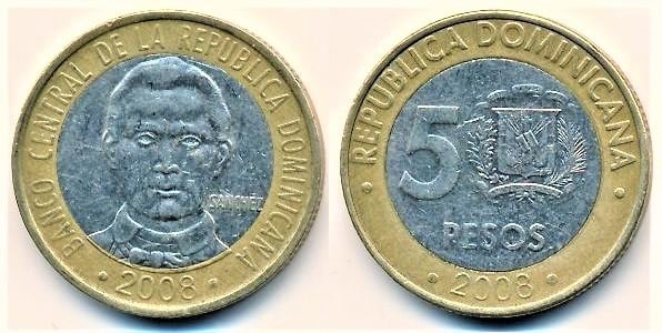 5 pesos