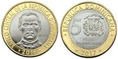 5 pesos dominicanos