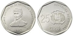 25 pesos dominicanos