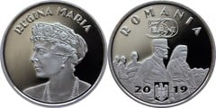 50 bani (100 Aniversario de Finalización de la Gran Unión - Reina María)