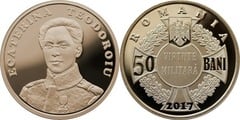 50 bani (100 Aniversario de Ecaterina Teodoroiu - Primera Oficial)