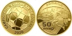 50 bani (Campeonato Europeo de Fútbol - UEFA 2020)