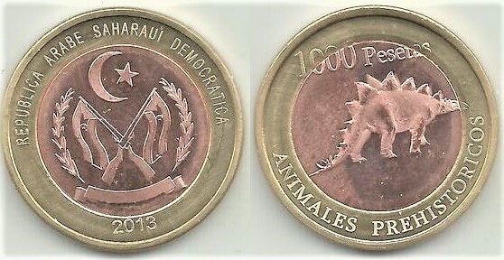 1.000 pesetas (Stegosaurus)