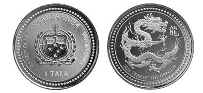 1 tala (Año del Dragón)