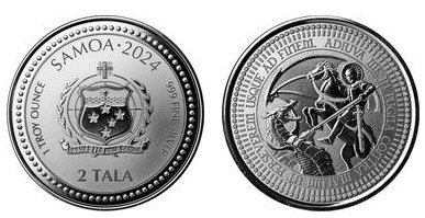 2 tala (San Jorge mata al dragón)