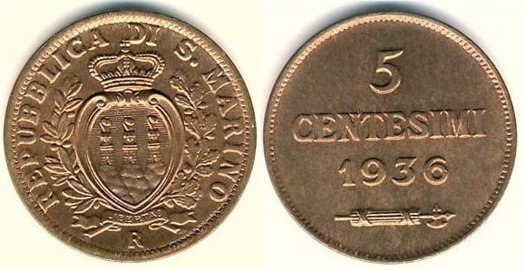 5 centesimi