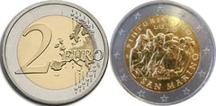 2 euro (500 Aniversario de la Muerte de Pinturicchio)