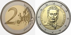 2 euro (90 Aniversario de la Muerte de Giacomo Puccini)