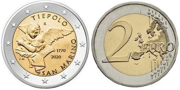 2 euro (250 Aniversario de la Muerte de Giambattista Tiepolo)