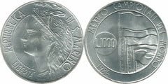 1000 lire (Copa del Mundo México 1986)