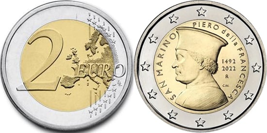 2 euro (530 Aniversario de la Muerte de Piero della Francesca)