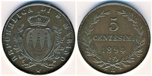 5 centesimi