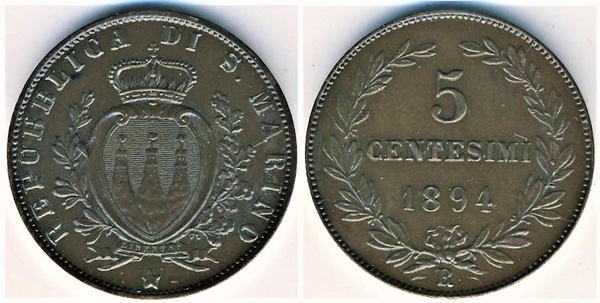 5 centesimi